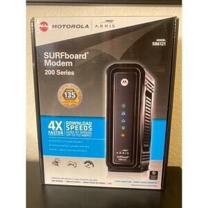 MOTOROLA SURFBOARD 200 Series SB6121 575319-019-00 CABLE MODEM OPEN BOX 172 MBPS